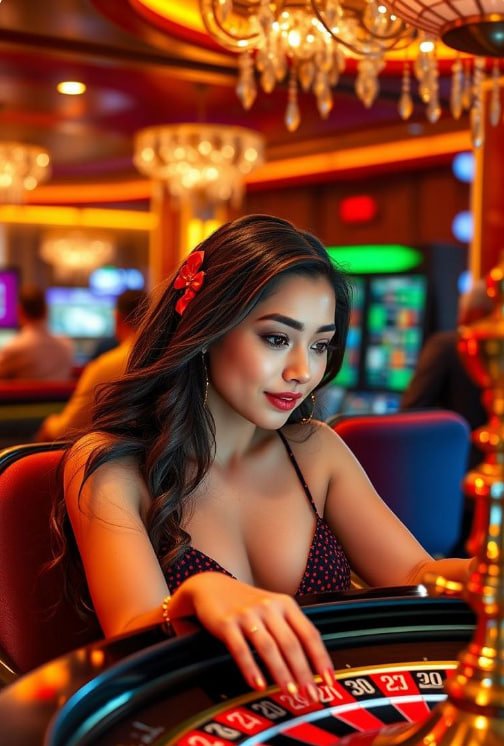 Live dealer baccarat table streamed on lucky 888 Casino